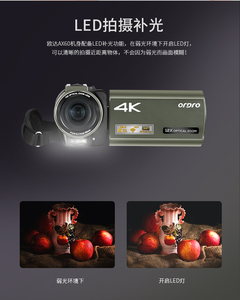 AX60 UHD 4K 5.0MP Optical Video <strong>Camera</strong> 3.5'' <strong>IPS</strong> Screen Digital Cameras for Live Streaming Conference <strong>Recording</strong> <strong>With</strong> HDMI - Product Image 4