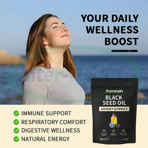 Ausreson OEM biển rêu Ashwagandha đen hạt giống và mật ong Gummy số lượng lớn bổ sung sức khỏe Halal đen hạt giống dầu mật ong Gummies - Product Image 3