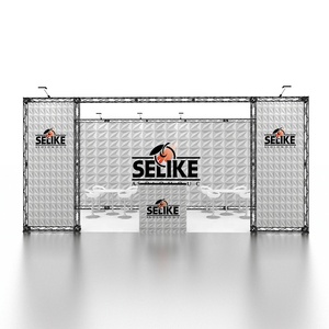 10x20ft công cụ miễn phí nhôm giàn thương mại hiển thị <span class=keywords><strong>Backdrop</strong></span> quảng cáo tổ chức sự kiện Modular gian hàng triển lãm - Product Image 2