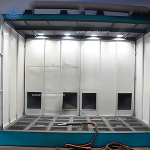 New Type Steel Structure Workpiece Cheap Sandblasting Room Sand <strong>Blast</strong> Cabin with Automatic Recovery System - Product Image 6