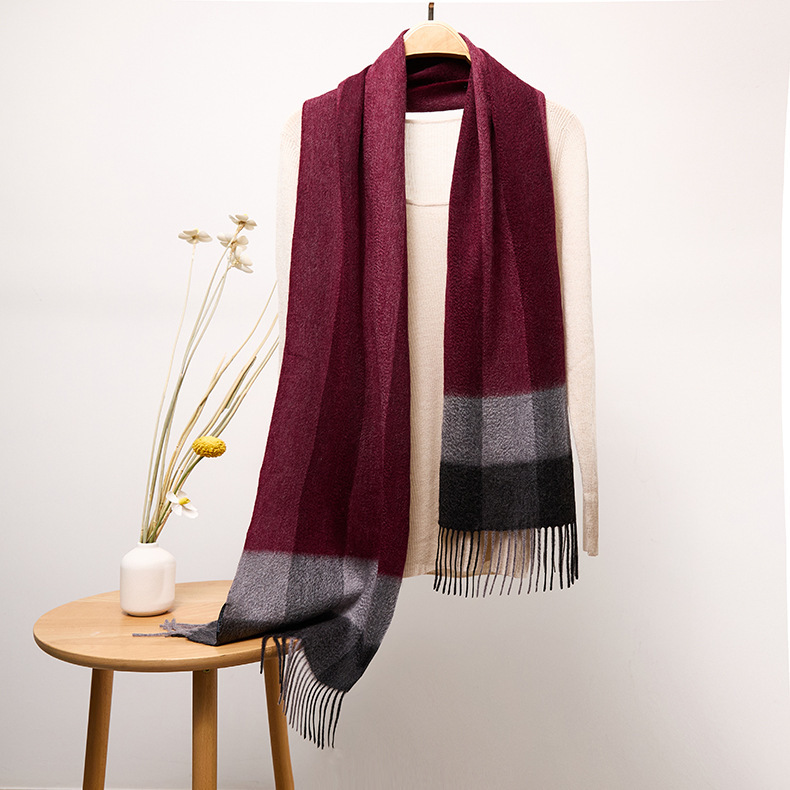 9 wine red plaid