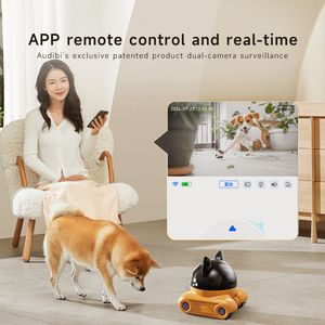 Cámara Domo CCTV inalámbrica de 360 grados para mascotas, uso en interiores, visión nocturna, Sensor CMOS, resolución de 3MP, tarjeta de memoria, micrófono incorporado - Product Image 4
