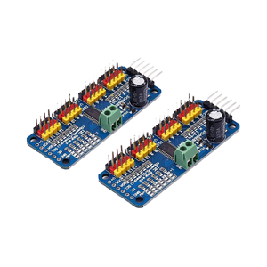 16-Kanal-12-Bit-PWM-Servomotortreiber I2C-IIC-Modul Kompatibel mit Arduino Raspberry Pi PCA9685 Roboter MG90S SG90