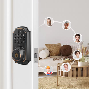 Sinovo Video Smart Lock Visual Intercom Fünf Entriegelung methoden App Fernbedienung Anti-Peeping Gummi tastatur Smart Türschloss - Product Image 4