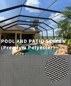 JINDI 18x14 <strong>Pool</strong> Screen <strong>High</strong> Airflow Patio Screen Fine Mesh Patio <strong>Enclosure</strong> - Product Image 3