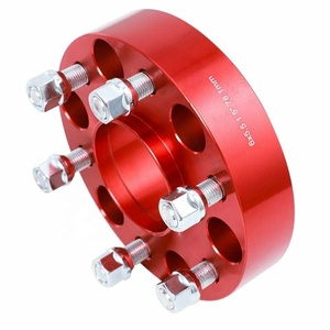 <strong>2x</strong> <strong>1</strong>.<strong>5</strong>&quot; 6x5.<strong>5</strong> Hub Centric 14x1.<strong>5</strong> Studs Wheel Spacer Adapters for GMC - Product Image 6
