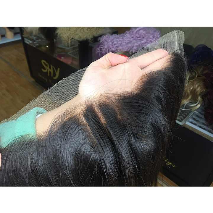 Bleach Knots HD Lace Frontal Thin Lace HD Closure HD Film Lace Wigs For White Lady North American European Clients