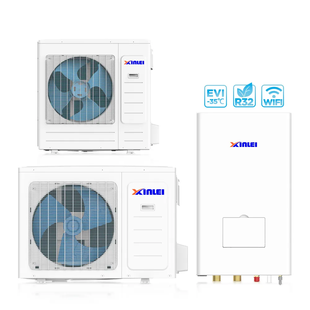 Pompa di calore multifunzione Tri-thermal R32 aria-acqua con telecomando WIFI