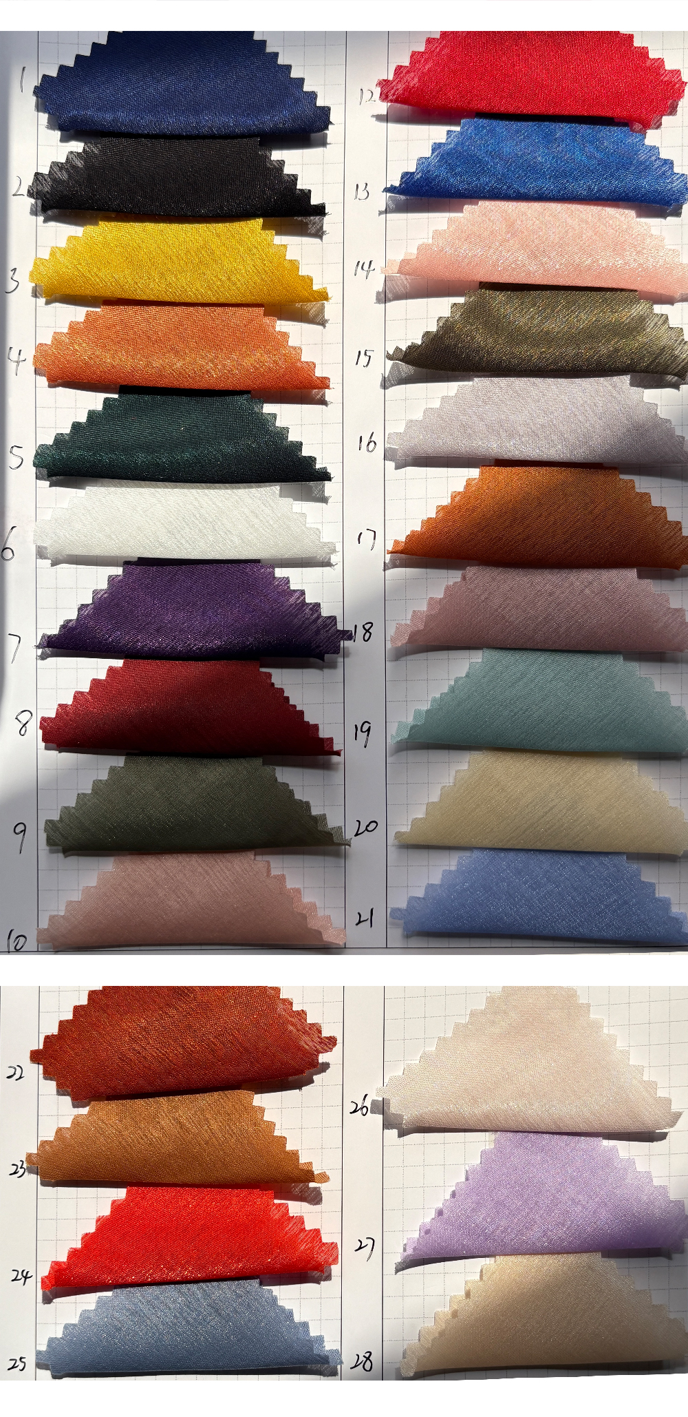Carte de couleurs 1