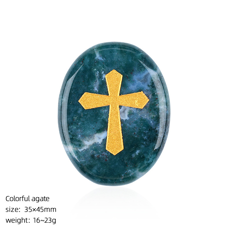 Indian agate palm stone