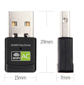Ücretsiz sürücü WIfi adaptörü 600 Mbps çift bant 2.4GHz ve 5GHz USB2.0 Wifi ağ kartı Wifi güvenlik cihazı 802.11n/g/a/ac RTL8811CU Win7/8/10 - Product Image 6