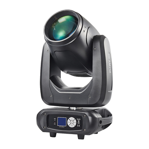 Pantalla LCD de 512 W con doble prisma para fiesta disco, lámpara de haz de luz de arco iris con control de sonido, DMX 250, 250