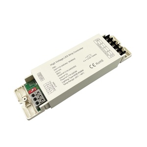 AC110V-240V 2 в 1 высоковольтный контроллер светодиодной ленты DHV002 220 В RGB RGBW контроллер - Product Image 5