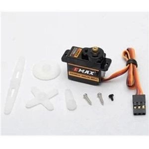 EMAX ES08MA II Mini Metal dişli Analog Servo mikro direksiyon dişlisi sabit için uygun - Product Image 3