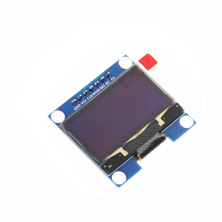 7 핀 1.3 "OLED 모듈 화이트/블루 컬러 128X64 인치 OLED LCD LED 디스플레이 모듈" IIC I2C 통신