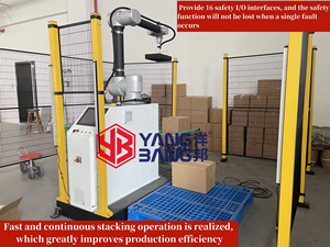 Caja de cartón de manipulación automática, Cubo de botella de bloque, robot paletizador robótico, apilador de palés con precio de Robot paletizador, 2 unidades - Product Image 3