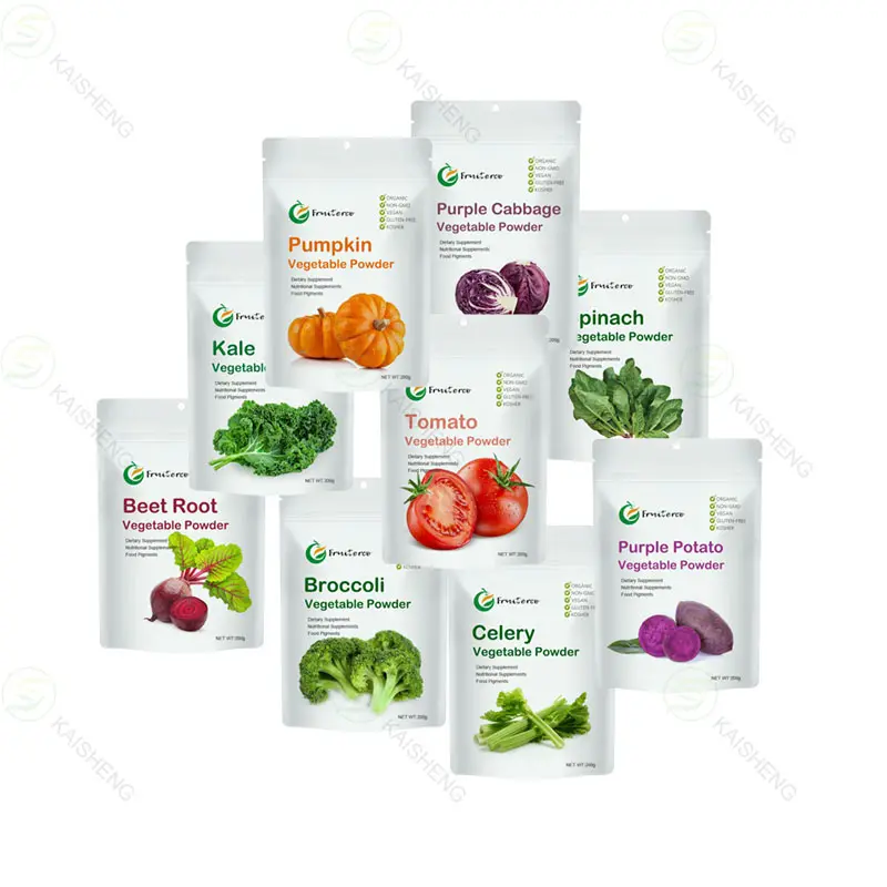 Label pribadi bubuk Superfood organik buah instan dan sayuran suplemen buah bubuk rasa