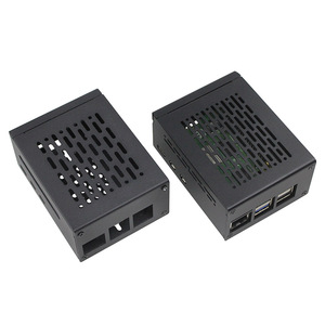 Raspberry Pi 5 dedicato PCLEZ a M.2 NVME versione di espansione Drive a stato solido custodia in metallo con un grande ventilatore che può essere installato - Product Image 4
