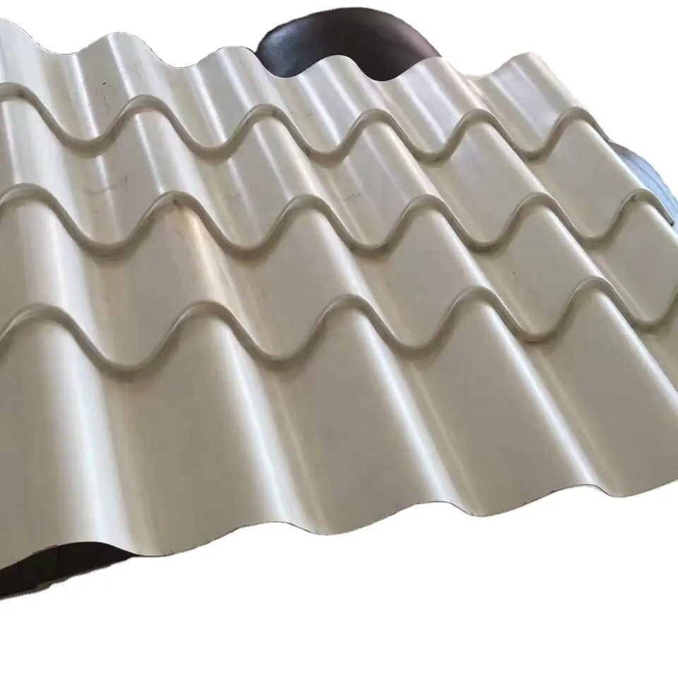 Pannello ondulato alluminio/alluminio verniciato per coperture e soffitto