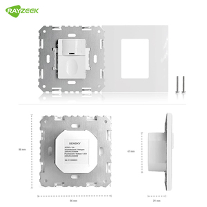 Doluluk sensörü boşluk sensörü On-Off duvar anahtarı 3 in 1 tasarım RZ023 İngiltere 86 tipi 10A PIR hareket sensör anahtarı - Product Image 2