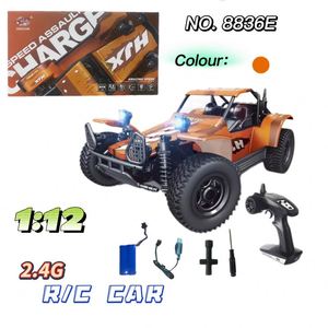 ขายส่ง 1:12 ขนาดใหญ่ 2.4G RC รถ 4wd ไฟ led รีโมทคอนโทรลรถยนต์สําหรับผู้ใหญ่ความเร็วสูง - Product Image 5