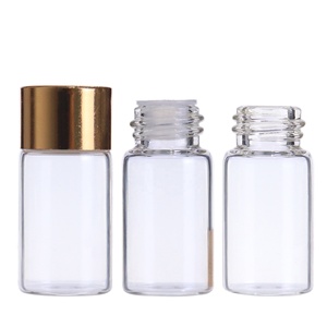 1ml 2ml 3ml 5ml透明琥珀色の小さなサンプルガラス香水バイアルスクリュートップ付き - Product Image 3