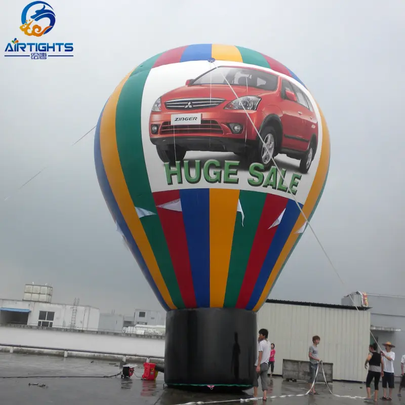 Huge Inflatable Ground Balloon with Logo Printing Advertising Hot Air Shape Balloons