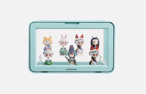 レゴコレクタブルアクションフィギュアポプマートに適したドア防塵・防湿付きディスプレイスタンドクリアボックス - Product Image 2