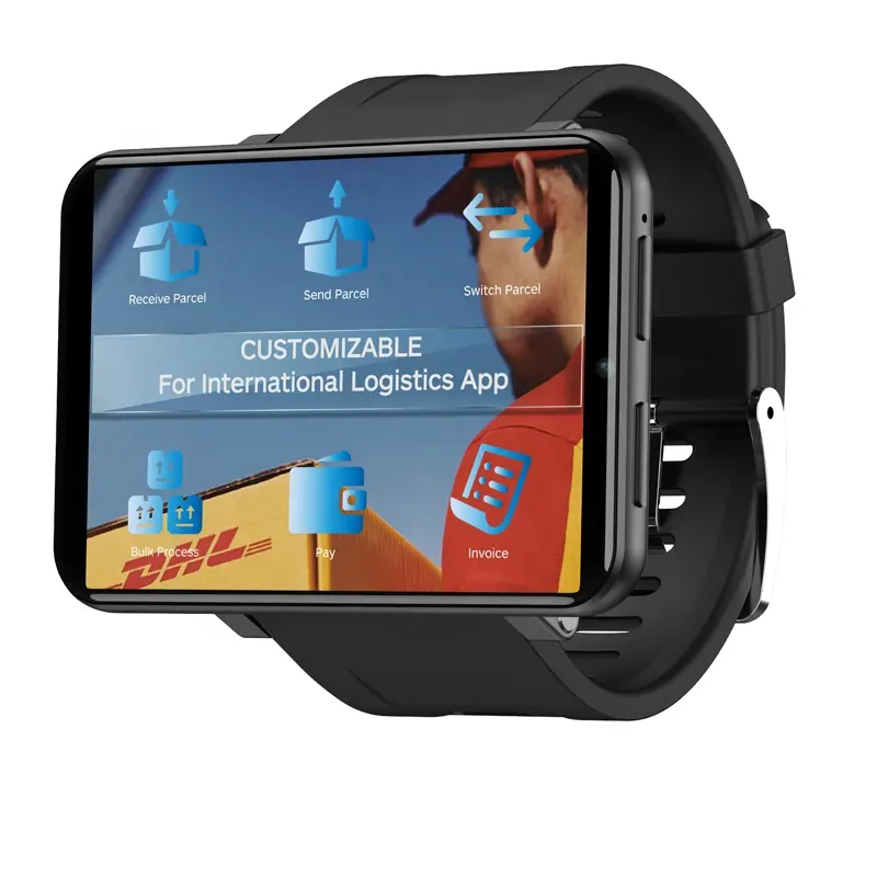 Reloj OEM ODM personalizado 2,8 pulgadas pantalla grande GPS reloj inteligente DM100 Android 7,1 Wifi 2700mAh alta capacidad de batería 4G reloj teléfono