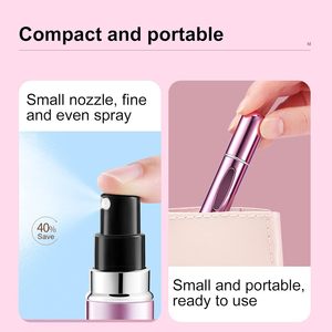 Toptan 5ml Mimi doldurulabilir parfüm taşınabilir atomizör şişe seyahat ve giden için doldurulabilir parfüm sprey dolum pompası durumda