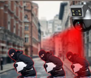 App。Icam365无线支持128存储卡闭路电视安全知识产权摄像机室外双镜头网络PTZ摄像机原始设备制造商H.265 1年CMOS - Product Image 4