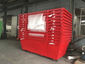 Özelleştirilmiş endüstriyel çelik çöp kutusu geri dönüşüm atık çöp tenekesi - Product Image 6