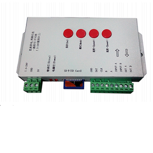 SPI SD-Karten-Controller-Streifen Programmier bare LED-Steuerung RGB 5-24V AC110-220V T1000 T4000 T8000 WS2811 WS2812 8806 8206 Editled - Product Image 5