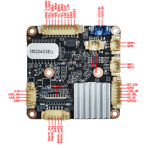 IM20A03EU 2MP 60FPS闭路电视IP摄像机模块GK7205V300 + IMX307 H.265 H.264 MJPEG 38X38Mm毫米单层印刷电路板CMOS双向音频 - Product Image 6