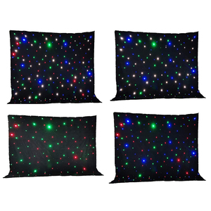 Backdrop Cloth Light Led Star Lights Curtain Shiny Black Velvet Backdrop Lights <strong>2in1</strong> <strong>Remote</strong> Controller - Product Image 5