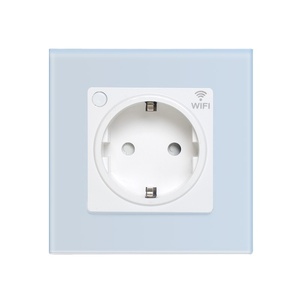CNSKOU Factory Crystal Panel Control remoto TUYA Ewelink WiFi Power Connected Plug Power Smart Socket Eu - Product Image 1