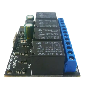 Eletechsup N1-4CH Raspberry pi ESP32ESP8266用の双安定多機能リレーDC12VセルフロックフリップフロップPNトリガーボード - Product Image 6