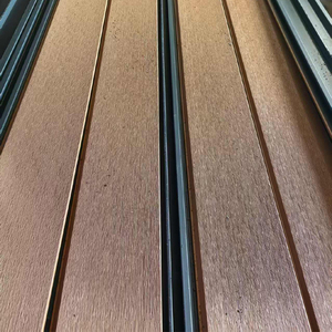 Außenwand paneel Wpc-Verkleidung Holzmaserung Dekorative Wand verkleidung platten Co-Extrusions-Wpc-Wand paneel