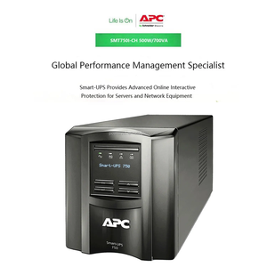 <strong>APC</strong> UPS for Home Surge Protector Schneider SMT750I <strong>APC</strong> UPS 750VA Pure Sine Wave UPS Uninterruptible Power Smart 23 Single Phase - Product Image 2