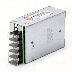 Mean Well-Fuente de alimentación de salida única para aplicaciones industriales, con entrada universal y diseño compacto, de 25W, 48V, 0.5A, de una sola salida