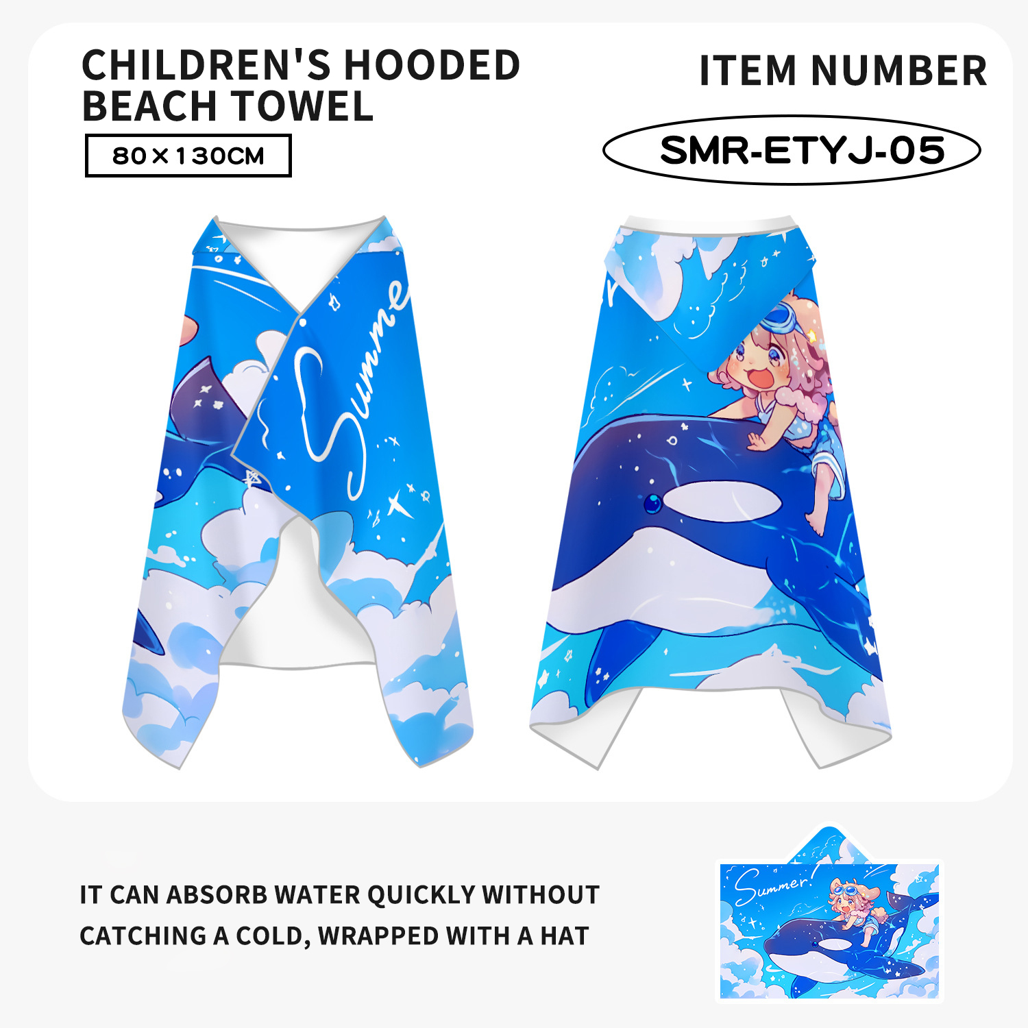 Joyeux enfant équitation baleine