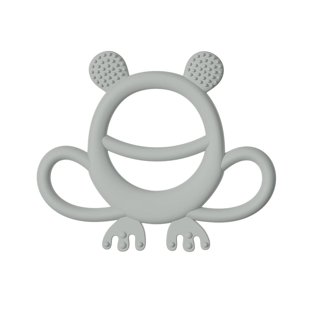 Anneau de dentition grenouille-gris