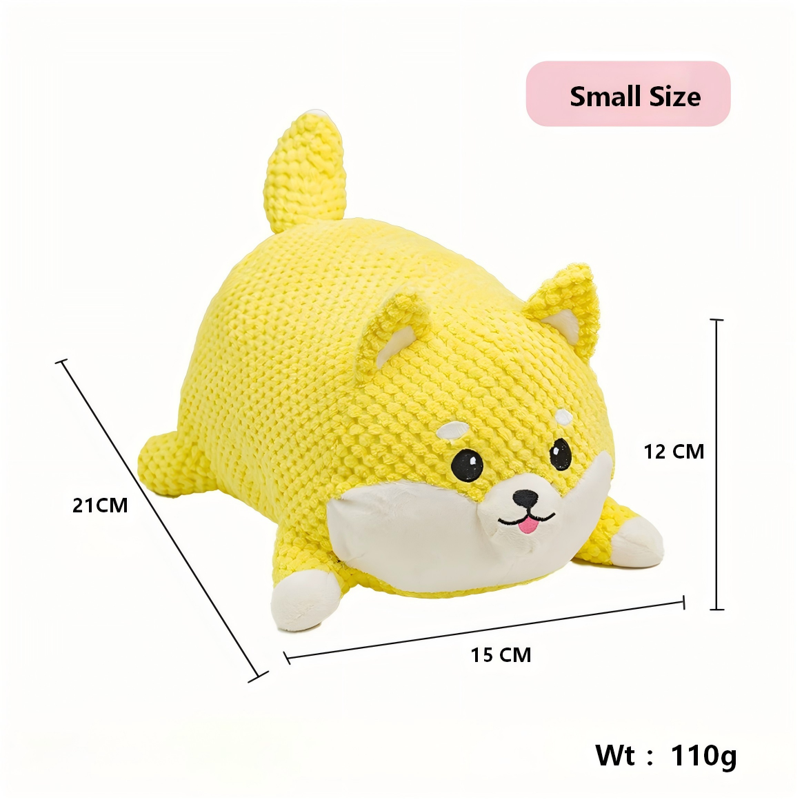 Yellow Corgi Pet Toy (small size)