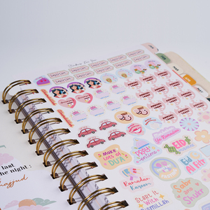 Coil notebookr cuaderno espiral cuaderno de negocios A5 creativo multifuncional papelería horario libro índice libro - Product Image 4