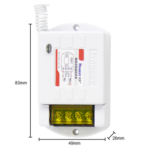 Entrada de 24 V Salida de 24 V con control de 3 cables Luz LED Control remoto inalámbrico de larga distancia a través del interruptor de pared - Product Image 3