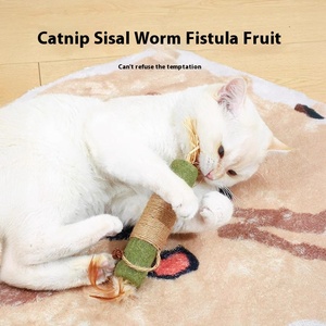 Bola de Hierba Gatera Supergrande, Juguete para Masticar para Gatos, Entretenimiento Personal, Resistente al Aburrimiento, Masticable, Matatabi, Varita de Juguete para Gatos que Consume Energía - Product Image 3