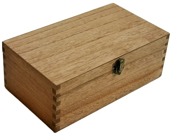 Caja de madera de Paulownia barata, caja de regalo para exportación