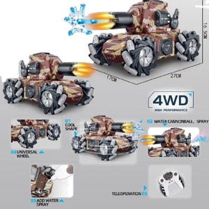USB veri kablosu dahili pil 2 AA olmayan sağlanan-elektrik 2.4G uzaktan kumanda 10 tank ışık ve müzik - Product Image 3