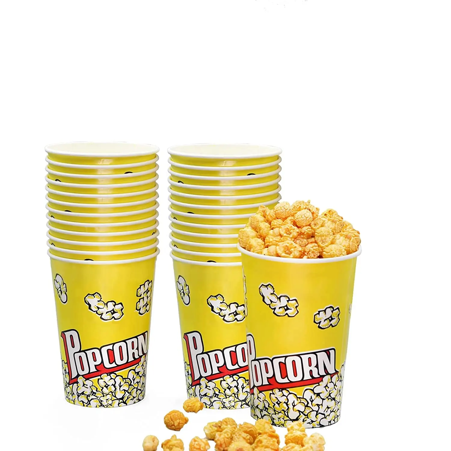 Descartável Take Out Food Grade Embalagem Baldes De Frango Frito Personalizado Impresso 64oz Popcorn Cup