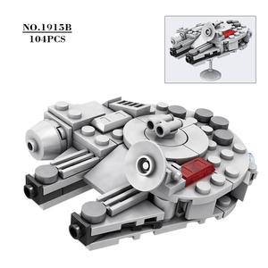MOC No.1915B SW Wars Movie Military Series ชุดมิลเลนเนียม Falcon 104ชิ้น,ชุดตัวต่อของเล่นตัวต่อสำหรับเด็ก - Product Image 1